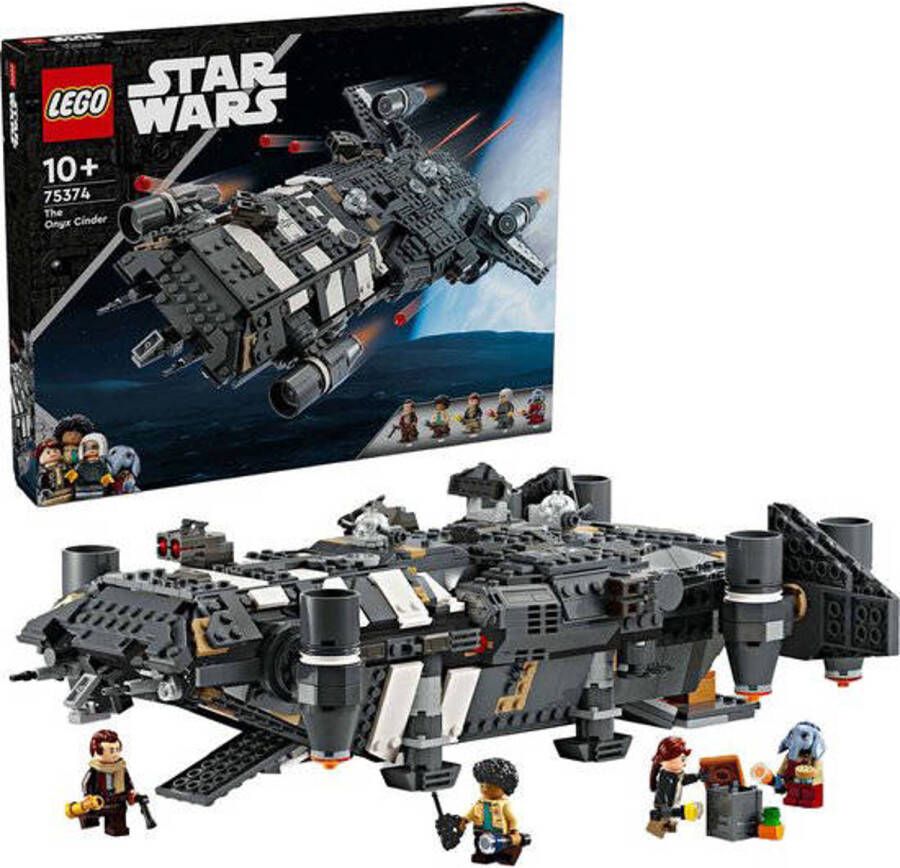 LEGO Star Wars Skeleton Crew De Onyx Cinder Bouwbaar Ruimteschip Speelgoed voor Kinderen 75374