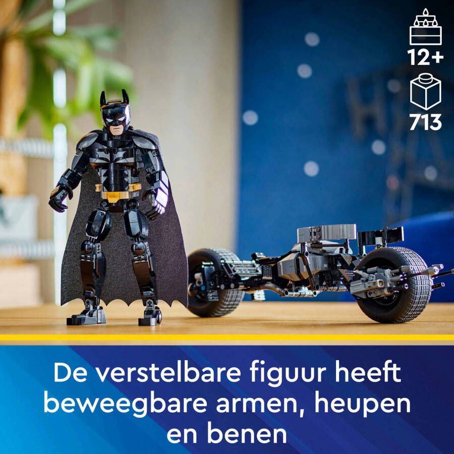 LEGO Super Heroes Batman bouwfiguur en de Bat-Pod motor 76273