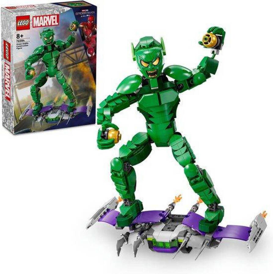 LEGO Super Heroes Marvel Green Goblin bouwfiguur Bouwpakket met Verstelbare Actiefiguur van Schurk 76284