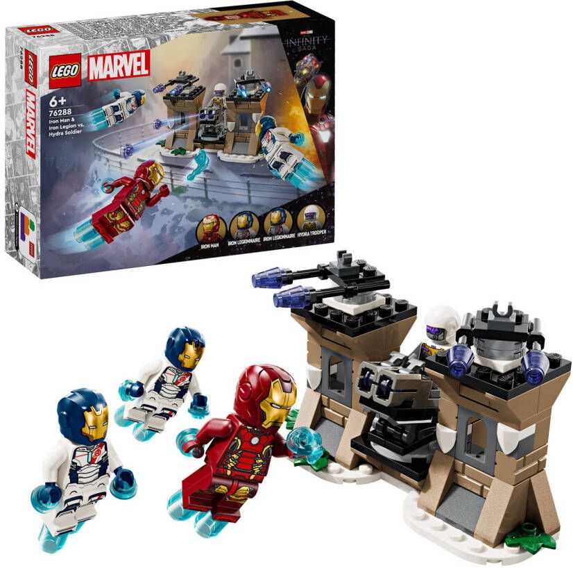 LEGO Super Heroes Marvel Iron Man & Iron Legion vs. Hydra soldaat 76288 Super Heroes Marvel