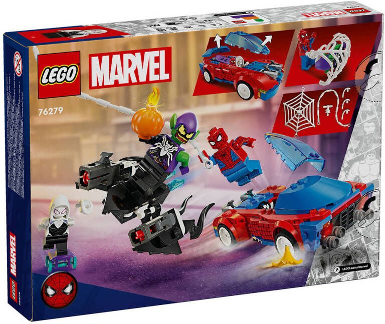 LEGO Super Heroes Spider-Man racewagen en Venom Green Goblin 76279