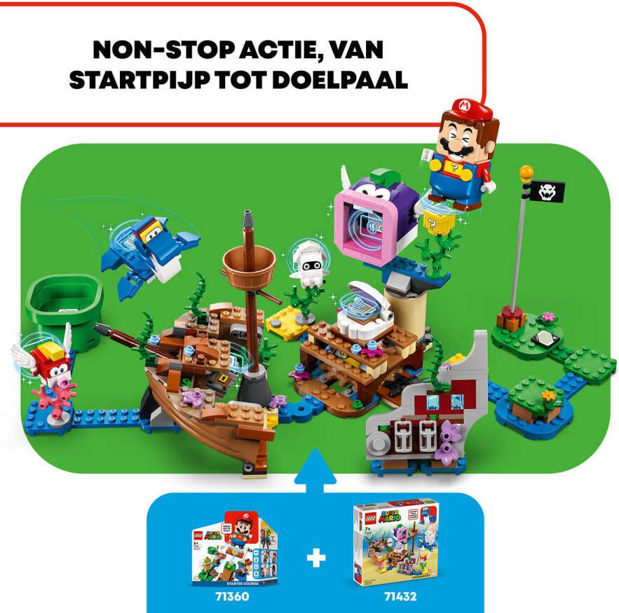 LEGO Super Mario Uitbreidingsset: Dorries gezonken scheepswrak 71432