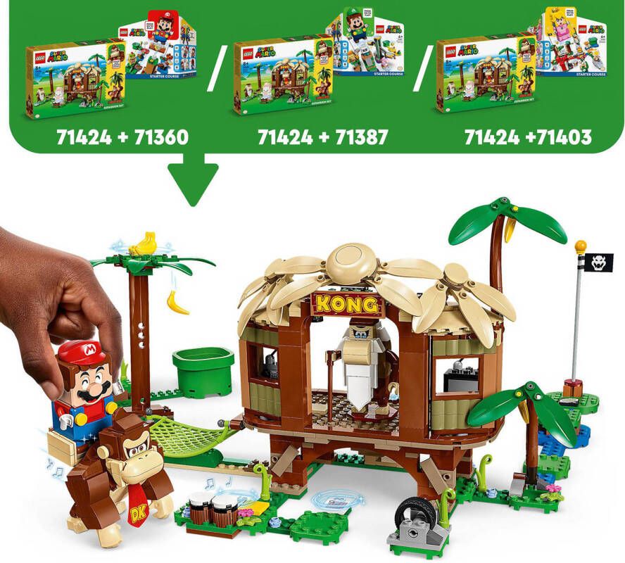 LEGO Super Mario Uitbreidingsset: Donkey Kongs boomhut 10991