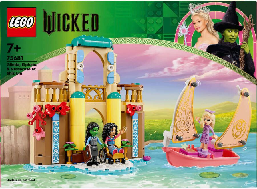 LEGO Wicked Glinda Elphaba en Nessarose op Shiz University 75681