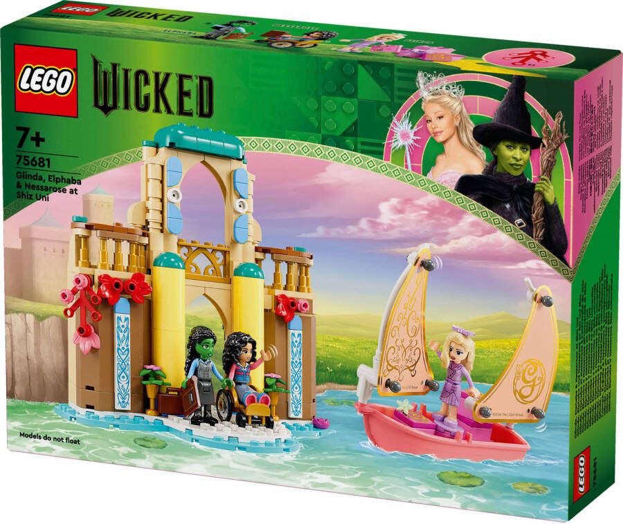 LEGO Wicked Glinda Elphaba en Nessarose op Shiz University 75681