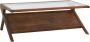 Light & Living Salontafel Yuki Acaciahout en glas 112 x 70cm Bruin - Thumbnail 3