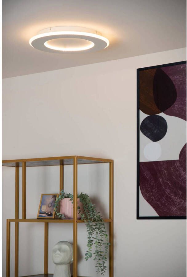 Lucide AXELLE Plafonnière Ø39 6 cm LED Dimb. 1x24W 2700K 3 StepDim Wit