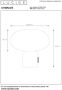 LUCIDE Tafellamp Charlize Zwart Marmer ⌀23cm E27 - Thumbnail 3