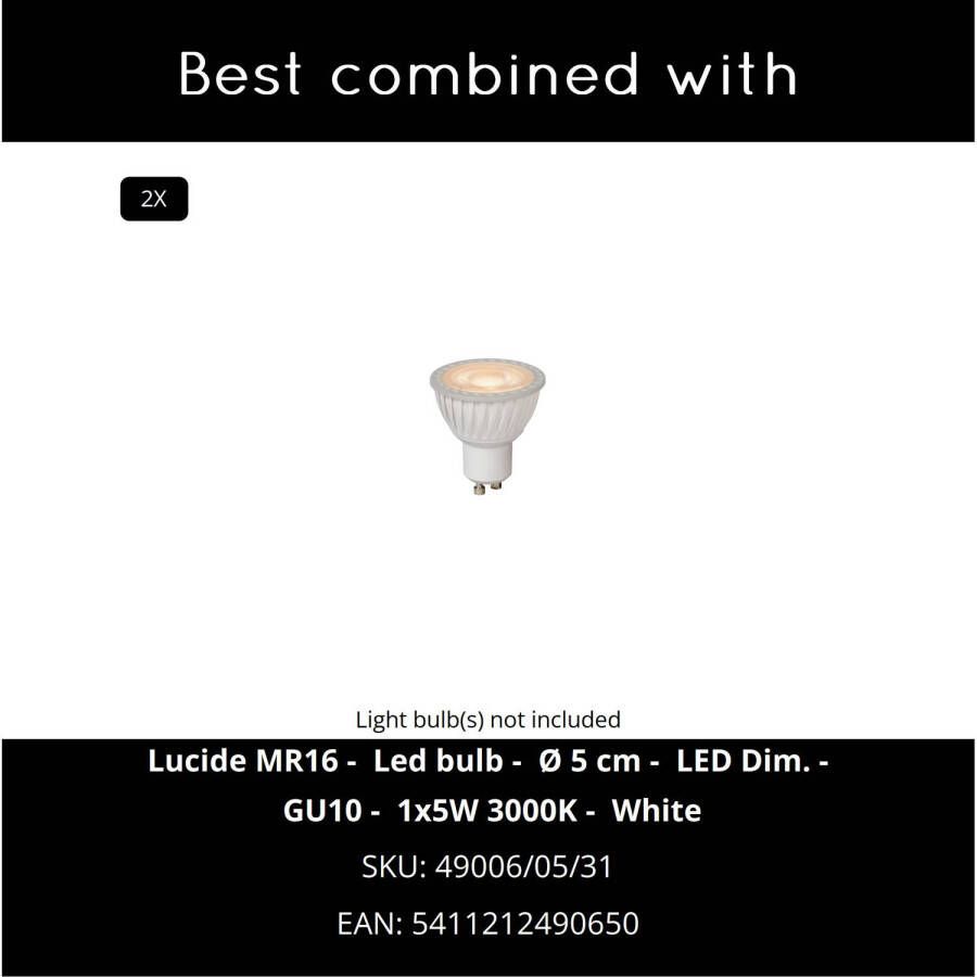 Lucide CLUBS Vloerlamp 2xGU10 Wit