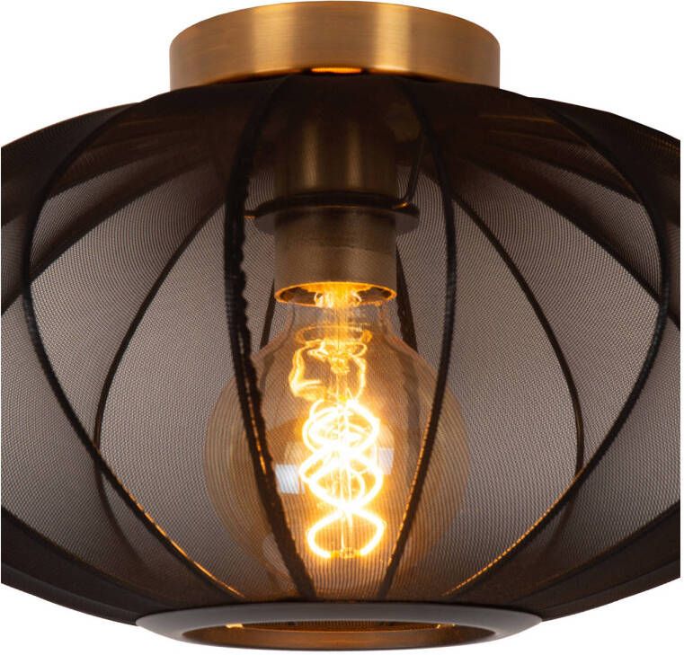 Lucide CORINA Plafonnière Ø 40 cm 1xE27 Zwart