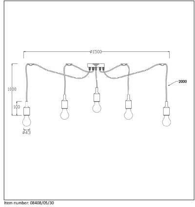 Lucide hanglamp Fix Multiple