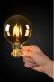 Lucide G95 Filament lamp Ø 9 5 cm LED Dimb. E27 1x5W 2700K Amber - Thumbnail 2