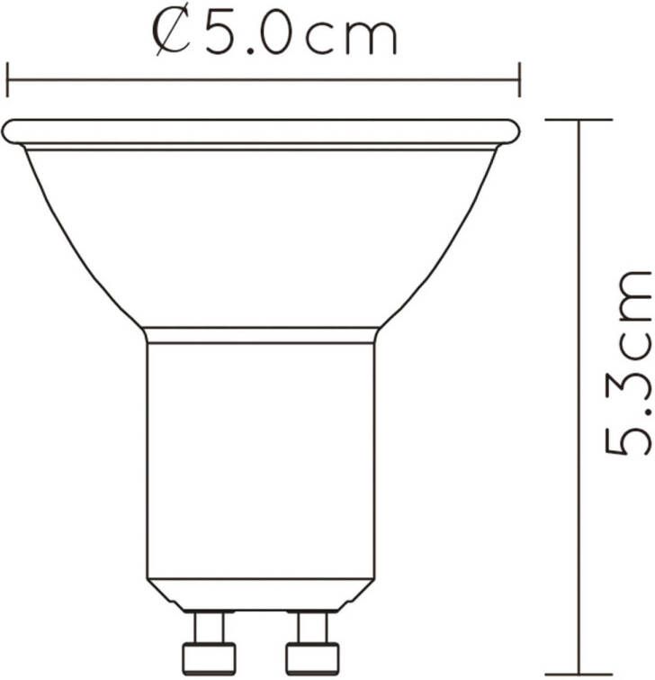 Lucide lichtbron LED Bulb GU10 5W