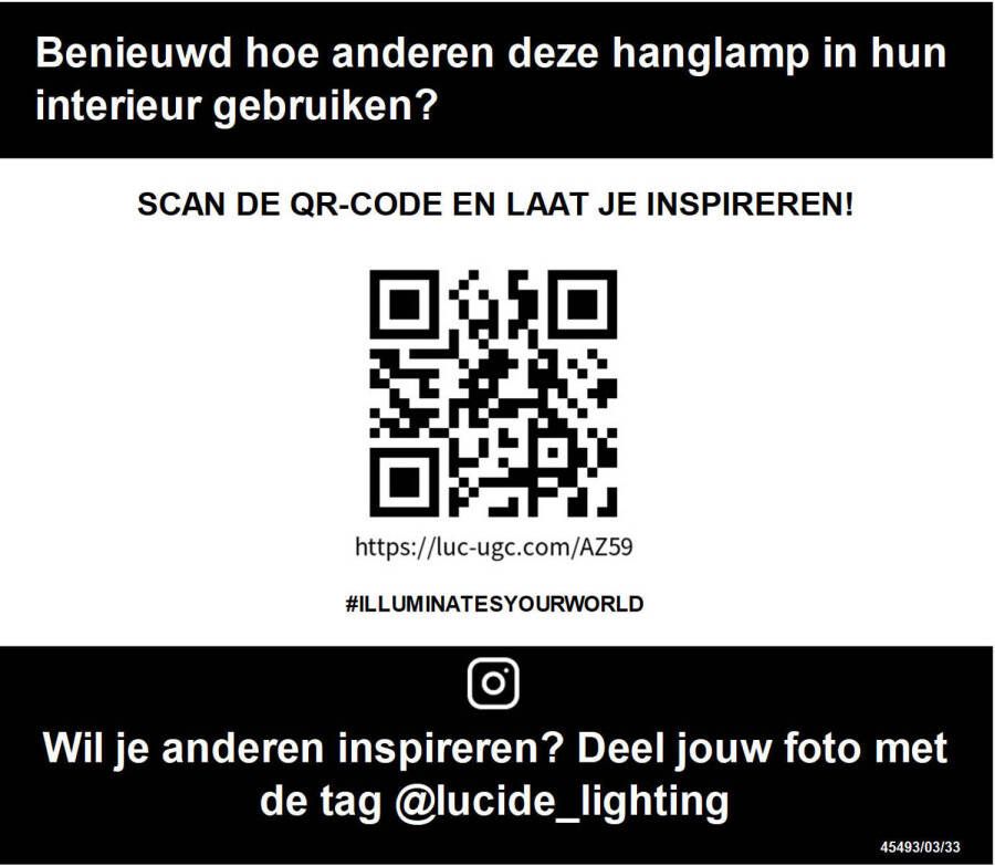 Lucide MONSARAZ Hanglamp Ø35 cm 3xE27 Groen