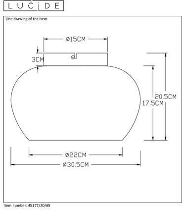 Lucide plafondlamp Judi