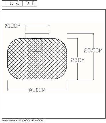 Lucide plafondlamp Mesh