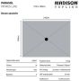 Madison Parasol Patmos 300 Cm Light Grey - Thumbnail 2