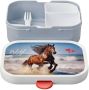 Mepal lunchbox Campus – Broodtrommel met vakjes voor kinderen – Geschikt voor 4 boterhammen – Wild Horse - Thumbnail 3