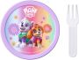 Mepal fruitbox Campus – 300 ml – Inclusief fruitvorkje – Sluit goed af – Snackdoosje – Paw Patrol Girls - Thumbnail 3