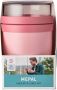 Mepal – Isoleer lunchpot Ellipse – houdt je eten 6-8 uur warm en 12 uur koud – Nordic pink – 2 compartimenten – Soep beker to go – Yoghurt beker muesli thermos lunchbox - Thumbnail 3