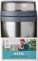 Mepal – Isoleer lunchpot Ellipse – houdt je eten 6-8 uur warm en 12 uur koud – Natural brushed – 2 compartimenten – Soep beker to go – Yoghurt beker muesli thermos lunchbox - Thumbnail 5