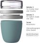 Mepal – Lunchpot Ellipse mini – Praktische muesli beker to go – Nordic blue – Geschikt voor vriezer magnetron en vaatwasser. - Thumbnail 3