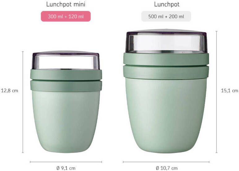 Mepal Ellipse lunchpot mini (300 + 120 ml)