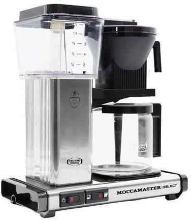 Moccamaster KBG Select koffiezetapparaat (polished silver)