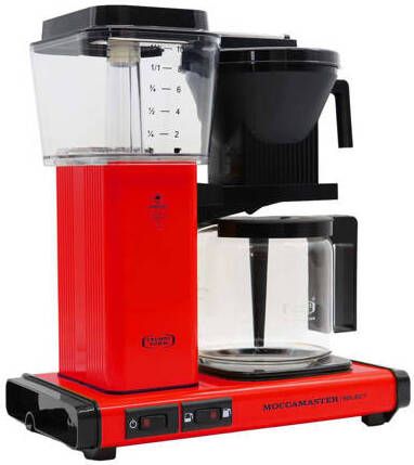Moccamaster KBG Select koffiezetapparaat (rood)