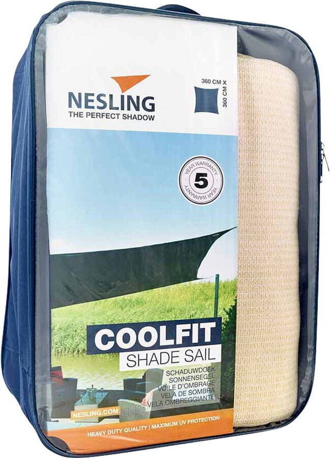 Nesling Coolfit schaduwdoek vierkant (360x360 cm)