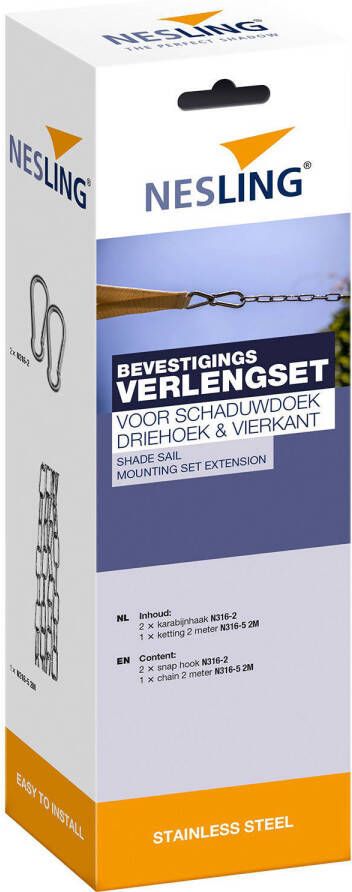 Platinum verlengset schaduwdoek