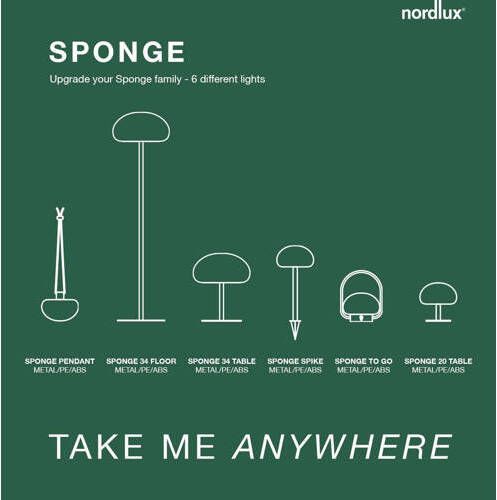Nordlux hanglamp Sponge oplaadbaar