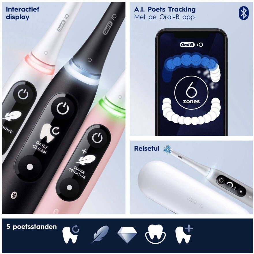Oral-B IO 6N elektrische tandenborstel Roze