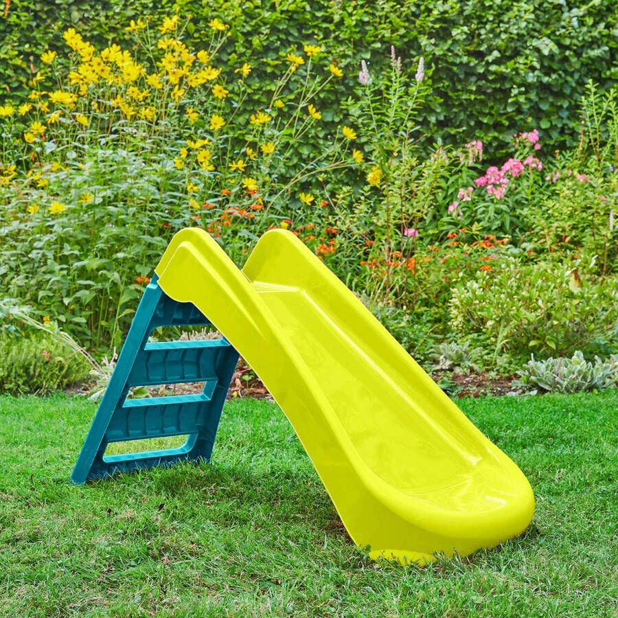 Palplay Glijbaan opvouwbaar 4ft lemon blauw