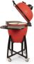 Patton Kamado 21 Premium Red Devil Keramische barbecue incl. Bluetooth kerntemperatuurmeter LED verlichting Large Compleet Rood - Thumbnail 3