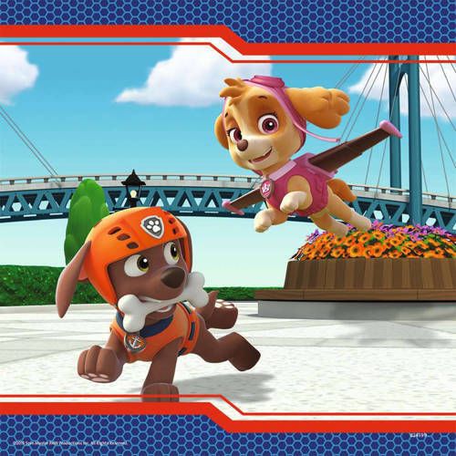 Paw Patrol Helden met vacht legpuzzel 49 stukjes