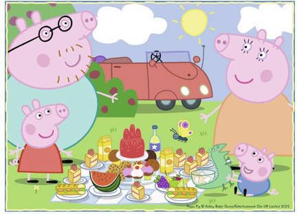 Peppa Pig 4-in-1 legpuzzel 72 stukjes