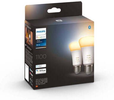 Philips Hue Standaardlamp A60 E27 2-pack warm tot koelwit licht