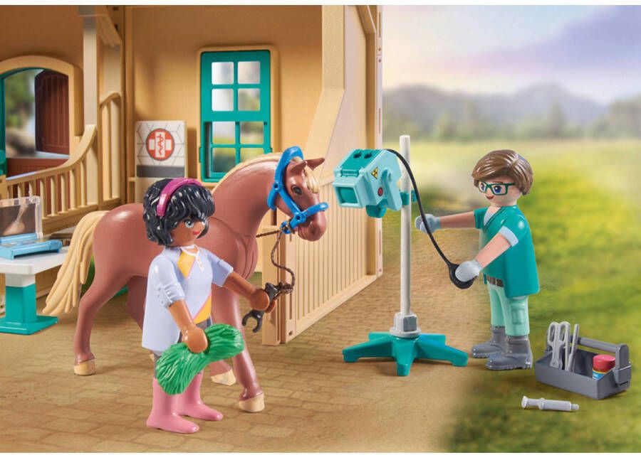 Playmobil Horses of Waterfall Paardrijtherapie & dierenartsenpraktijk 71352