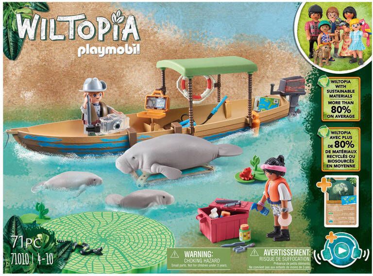 Playmobil Wiltopia Boottocht naar de zeekoeien 71010