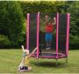 Plum Junior trampoline incl. veiligheidsnet roze 140 cm Trampoline - Thumbnail 3