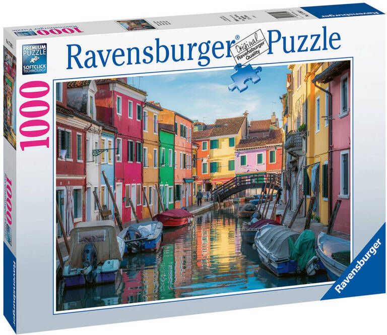 Ravensburger burano italië legpuzzel 1000 stukjes