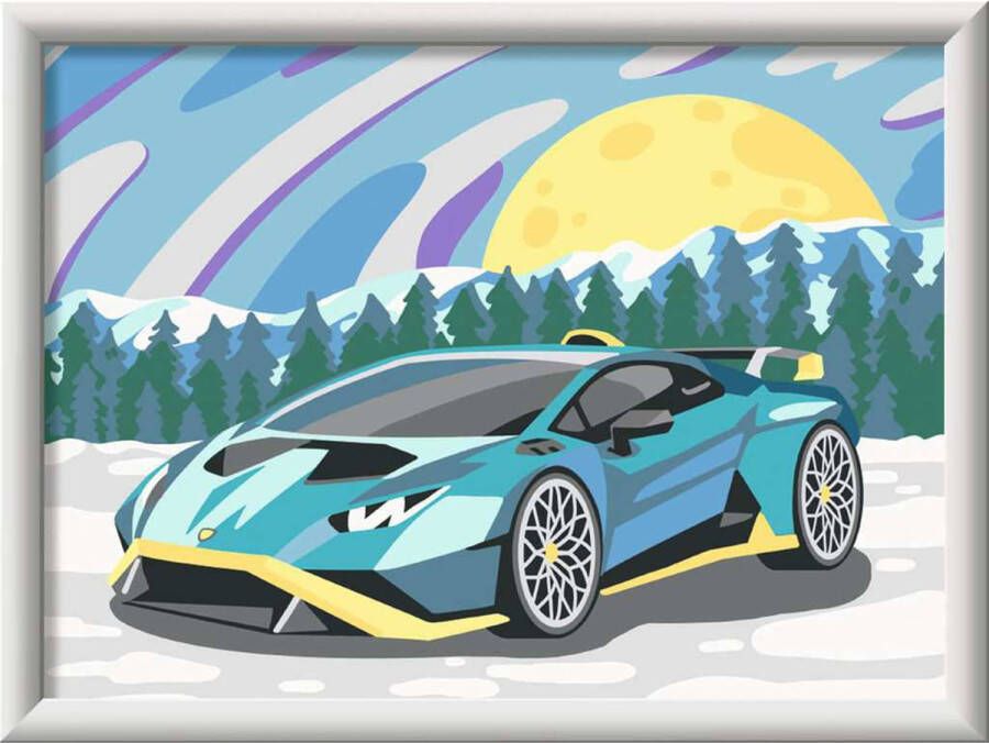 Ravensburger CreArt Blue Lamborghini Schilderen op nummer voor kinderen