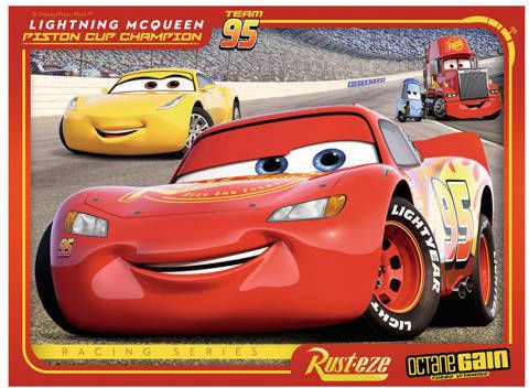 Ravensburger Disney Cars 3 viers legpuzzel 24 stukjes