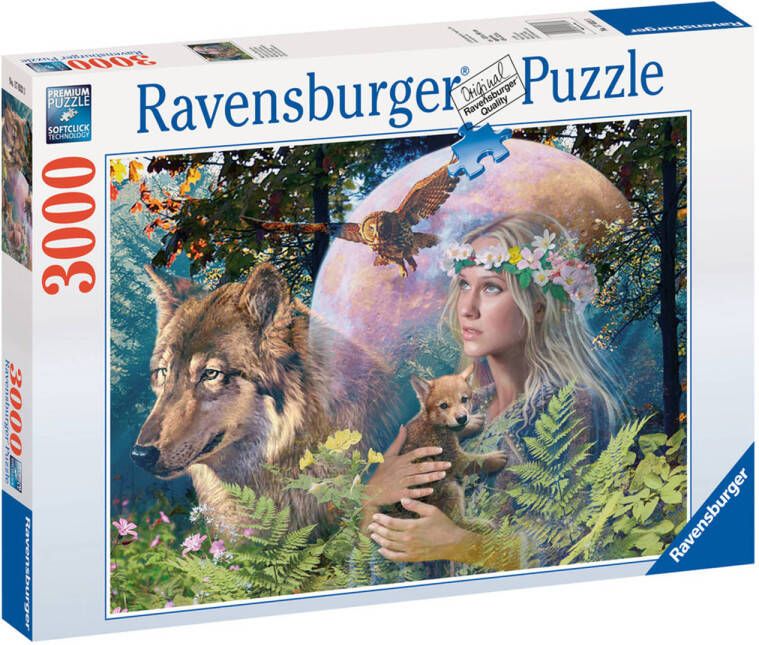 Ravensburger Wolven In De Maneschijn legpuzzel 3000 stukjes