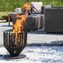 Redfire – Irving – Medium – Zwart Staal – Vuurkorf – Fire Pit – Stevig staal – Diameter 44cm – Terrasverwarming – Sfeerhaard – Fire basket - Thumbnail 4