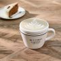 Riviera Maison Voorraadpot Opbergpot Decoratie pot soepkom But First Coffee Storage Jar wit - Thumbnail 3
