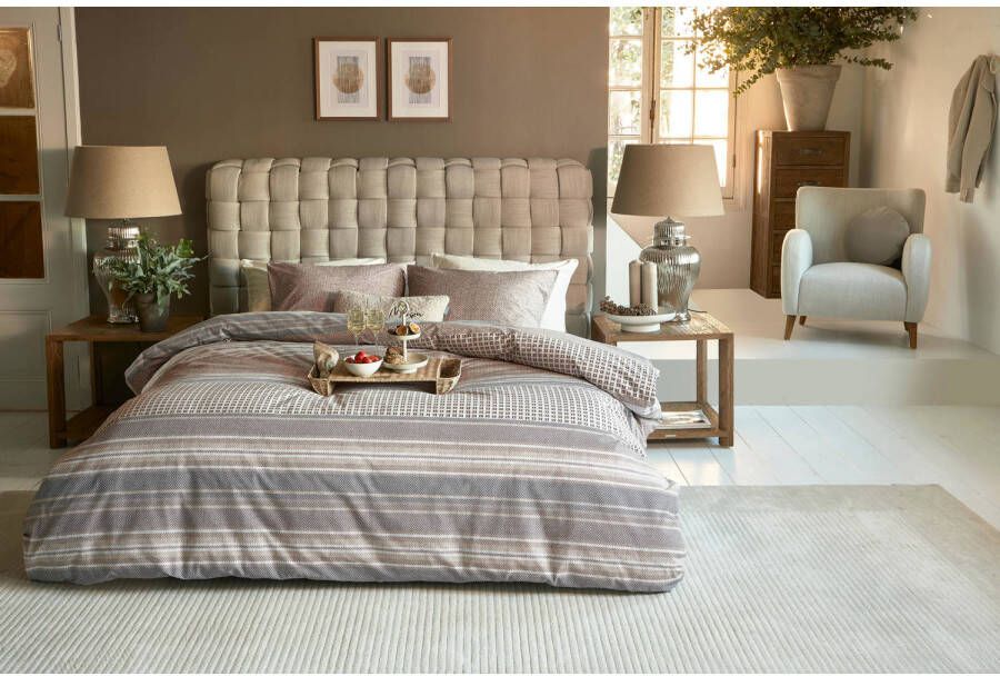Riviera Maison katoenen dekbedovertrek lits-jumeaux Twill Weave (240x220 cm)