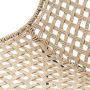 Riviera Maison Tuinstoel zonder armleuning Jakarta Outdoor Dining Chair All-Weather Twisted Wicker Iron Bruin - Thumbnail 2