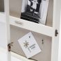 Riviera Maison Vitrine box met deur Fotokast Opbergbox organizer Woonaccessoire Decoratie RM Memories Cabinet Wit MDF Glas - Thumbnail 2